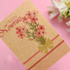 Nowruz Wenskaart – Handgetekend Bos op Kraftpapier