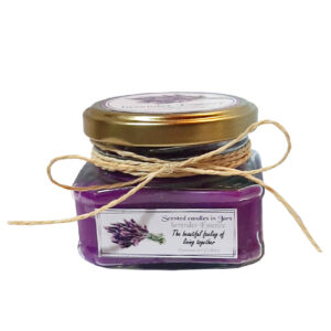 Lavendel Bliss Geurkaars in Pot – Handgemaakt
