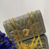 Luxe imitatie lederen handtas met kettingriem