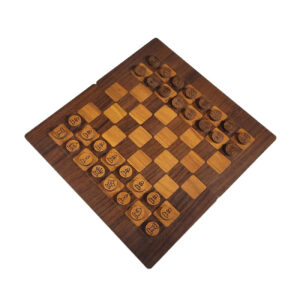 Luxe houten schaakbord voor strategische spellen