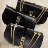 Moderne Slangenleer-Look Tas met Kettingriem