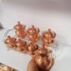 Nano-Coated Koperen Specerij Pot met Deksel (7 Stuks)