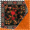Fluwelen Tafelkleed Rozenpatroon – Rood