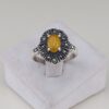 Perzische Mystiek – Zilveren Ring Gegraveerd met Sharaf al-Shams