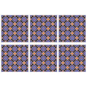 Perzische Placemat met Geometrisch Patroon (Set van 6)
