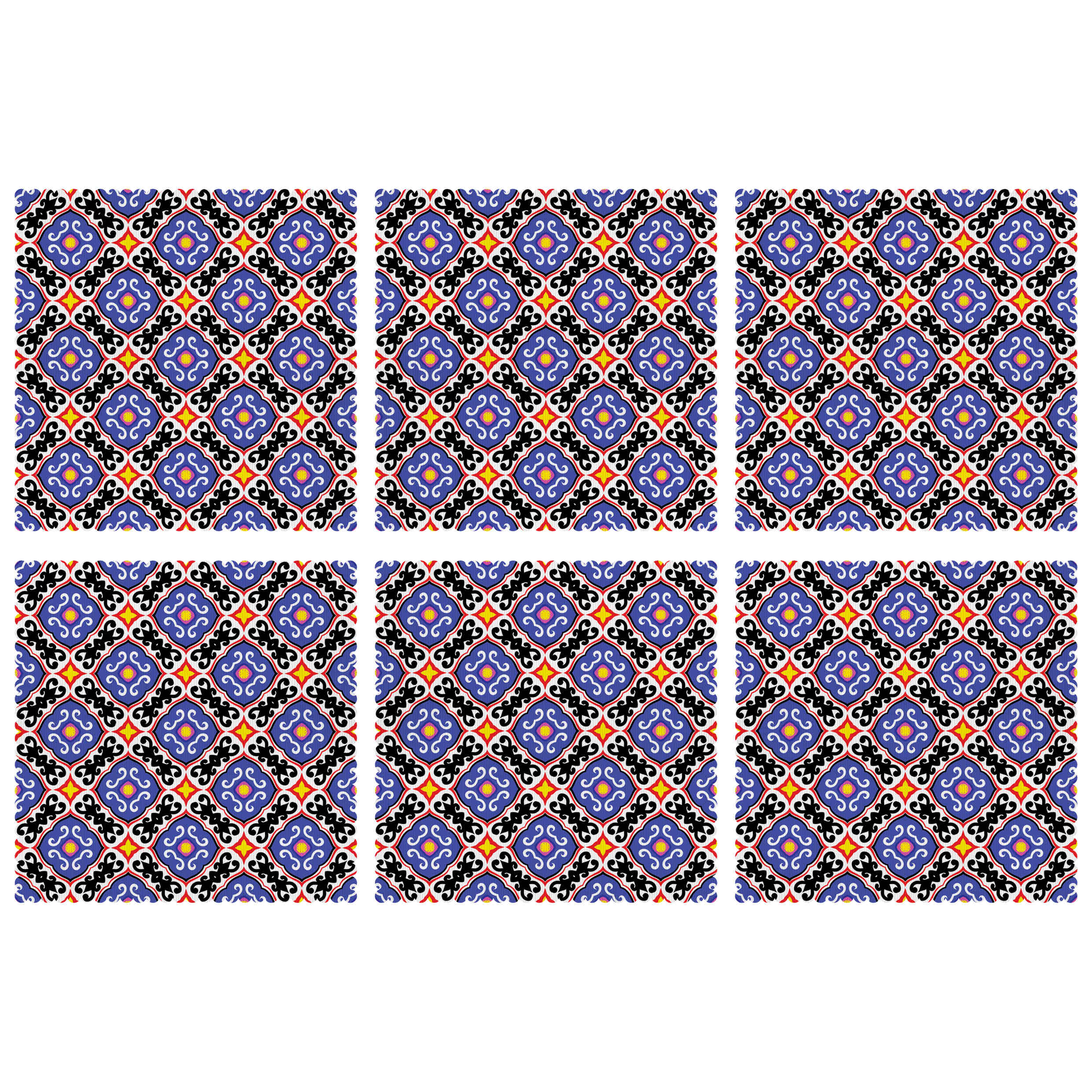 Perzische Placemat met Geometrisch Patroon (Set van 6)