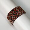 Perzische stalen kralenarmband met geometrisch patroon
