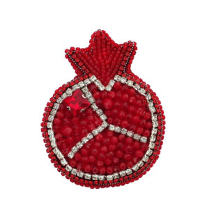 Granaatappel Broche Speld – Kralenaccessoire voor Vrouwen