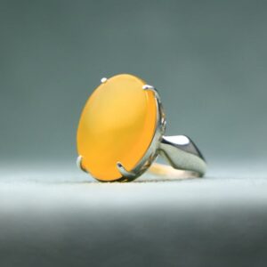 Heilige Sharaf al-Shams Ring Ovale Edelsteenring – Vier Klauwzetting Ring