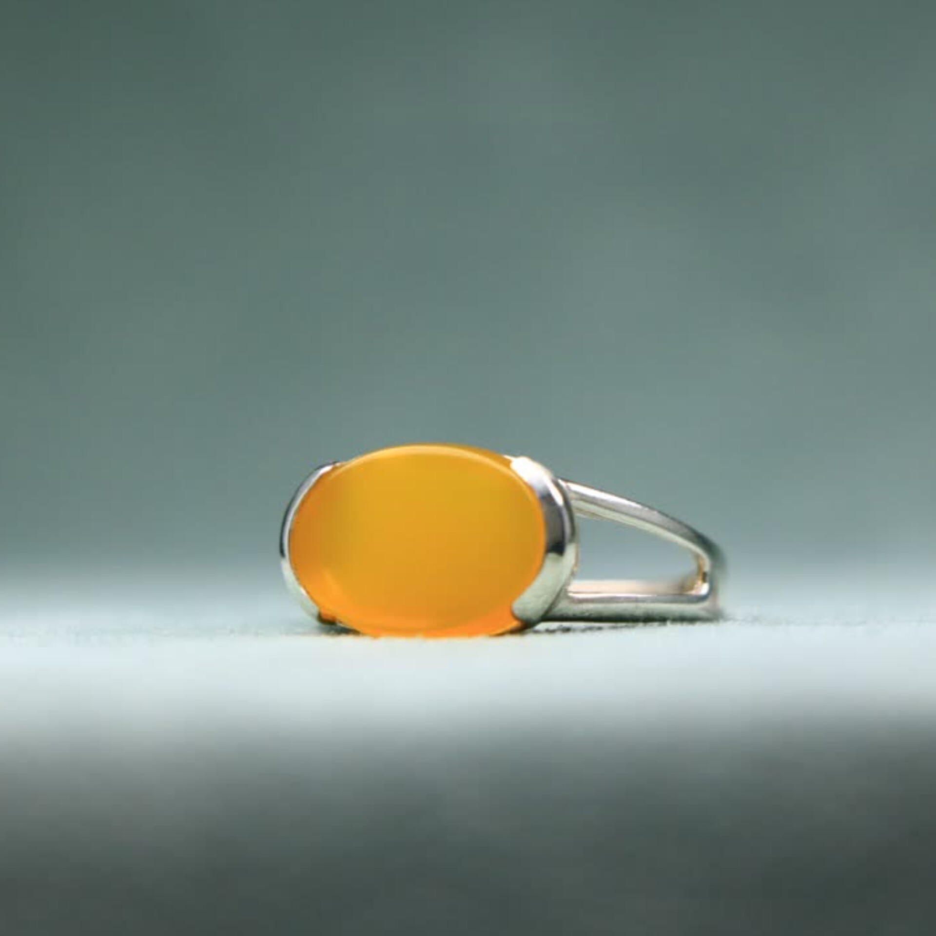Heilige Sharaf al-Shams Ring Ovale Edelsteenring – Tijdloze Spirituele Schoonheid