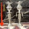Traditionele Filigraan Kandelaar Set – Zilver & Koper