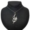 Zilveren Naamketting 'Ahoora' – Farsi Kalligrafie