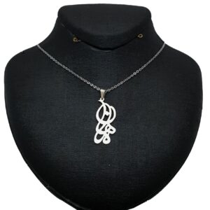 Zilveren naamketting Mahan – Farsi Kalligrafie