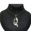 Zilveren naamketting Shima – Farsi Kalligrafie