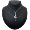 Zilveren naamketting Termeh – Farsi Kalligrafie
