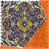 Zacht Fluwelen Tafelkleed met Levendig Blauw Bloemenpatroon