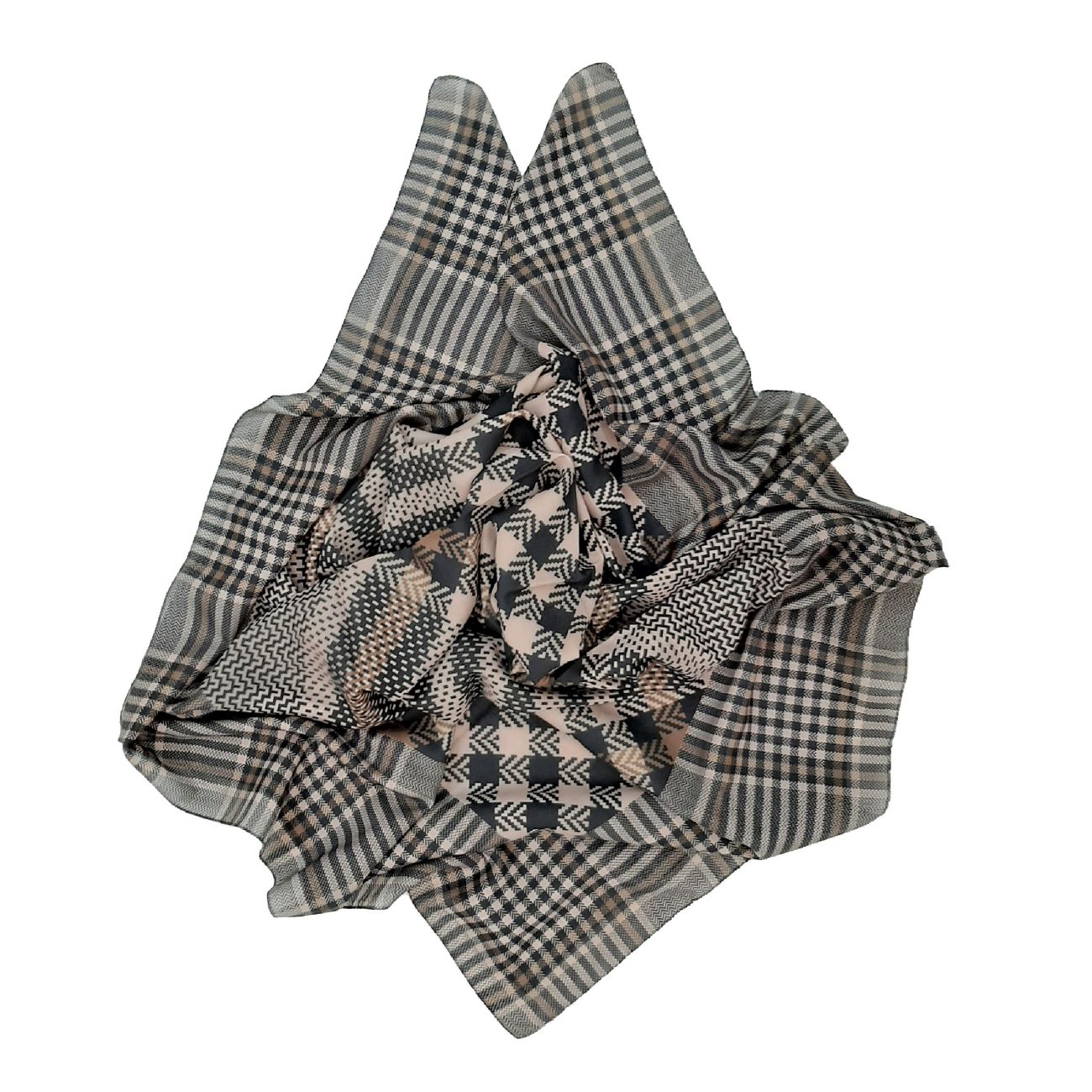 Stijlvolle schoudertas met ketting & sjaal set