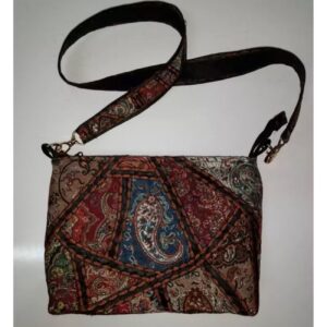 Termeh Patchwork Tas – Uniek Rood Design
