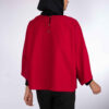 Damesblouse met Driekwartmouwen – Rood Linnen