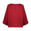 Damesblouse met Driekwartmouwen – Rood Linnen