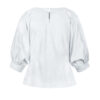 Damesblouse met Driekwartmouwen – Wit Gestreept