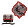 Trendy kettinghandtas en sjaalcombinatie – Stijlvol & uniek design