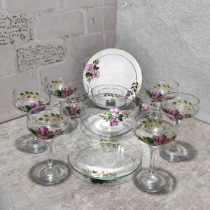 Vitarail Haft-seen Set Moona – Purper Bloemontwerp (11-delig)