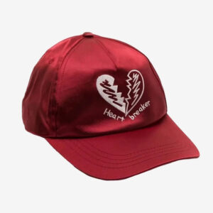 Rode Satijnen Baseballpet voor Dames – Luxe & Comfortabel