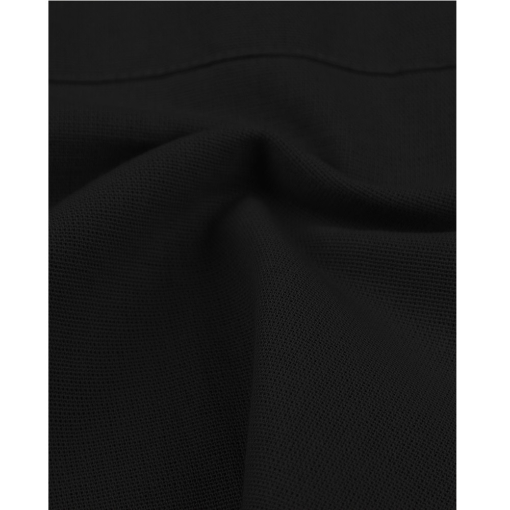 Damesblouse met Driekwartmouwen – Zwart Linnen