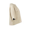 Damesblouse met Driekwartmouwen – Crème Linnen