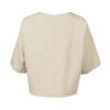 Damesblouse met Driekwartmouwen – Crème Linnen