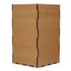 Houten Kandelaar met Kalligrafie