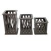 Houten Kandelaar Modern Ontwerp