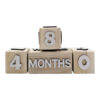 Houten Kubus Bureaukalender – Modern Design
