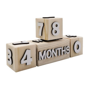 Houten Kubus Bureaukalender – Modern Design