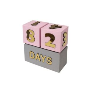 Houten Kubus Bureaukalender – Moderne Organizer