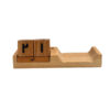Houten Kubus Bureaukalender – Stijlvolle Organizer