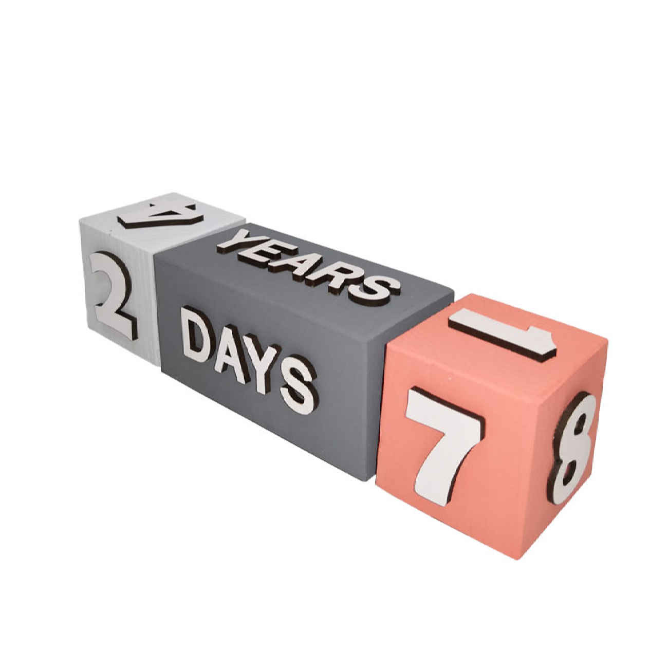 Houten Kubus Bureaukalender – Functioneel Geschenkidee