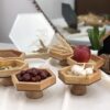 Houten Haft-sin Tafelversiering Geometrisch – 7 Delen