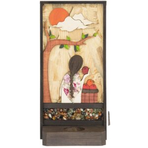 Houten Wandkandelaar – Elegante Muurdecoratie voor uw Huis