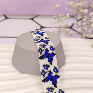 Geweven Kralenarmband – met Vlinderontwerp