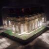 Bedlamp Maquette Model van het Heiligdom van Imam Hussein met een Lijst