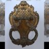 Antieke Iraanse Deurklopper – Model Pahlavi (Messing)