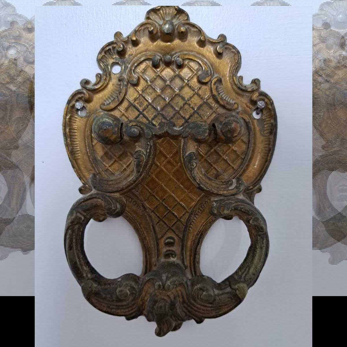 Antieke Iraanse Deurklopper – Model Pahlavi (Messing)