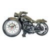 Artistieke Bureauklok met Motorfiets Ontwerp