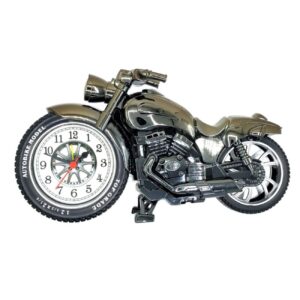Artistieke Bureauklok met Motorfiets Ontwerp