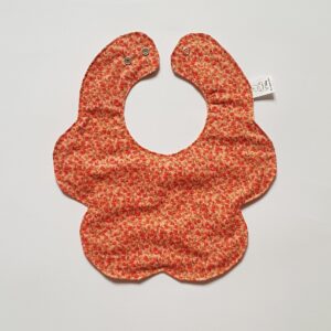 Baby slab – Gewatteerd Comfort Oranje Bloem