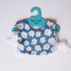 Baby slab – Zoete bloemstijl Blauw Katoen