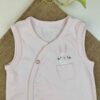 Baby Meisje Mouwloze Jumpsuit met Konijn Zakje