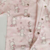 Baby Meisje Jumpsuit – Roze Konijn Patroon